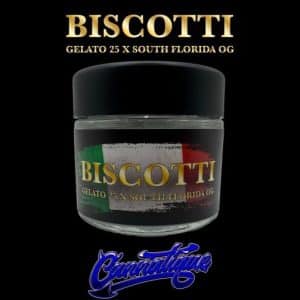 Biscotti by Cannatique — legendary premium dessert exotic cannabis worldwide delivery
