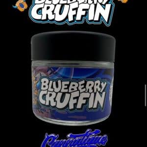 Blueberry Cruffin by Cannatique — unique blueberry pastry exotic cannabis worldwide delivery