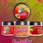 Lemon Raspberry Gelato by Cannatique — unique citrus raspberry gelato exotic cannabis worldwide delivery