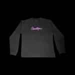 Black Cannatique Embroidered Pullover hoodie official premium merch worldwide shipping
