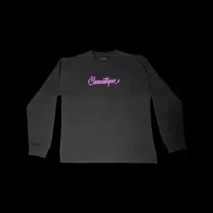 Black Cannatique Embroidered Pullover hoodie official premium merch worldwide shipping