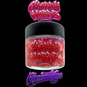Cherry Needz by Cannatique — bold cherry Nerdz exotic cannabis worldwide delivery