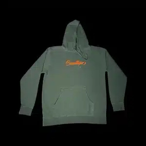 green cannatique embroidered hoodie official premium signature colourway worldwide shipping