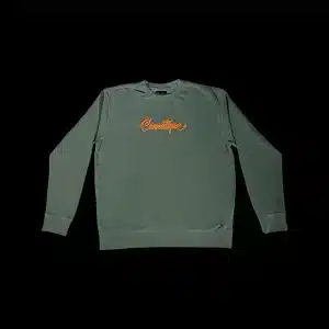 green cannatique embroidered pullover official premium signature crewneck worldwide shipping