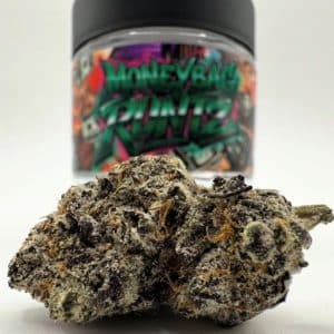 MoneyBag Runtz by Cannatique — deep purple premium Runtz exotic cannabis worldwide delivery