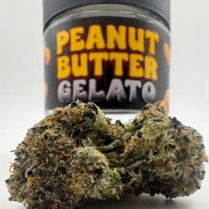 Peanut Butter Gelato 4 Strain by Cannatique nutty gelato exotic cannabis worldwide delivery