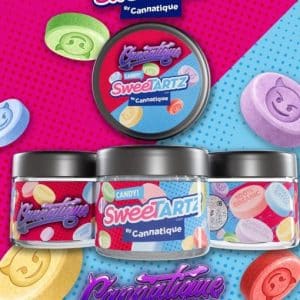 Premium Candy Sweet Tarts by Cannatique — top sour-sweet candy exotic cannabis worldwide delivery
