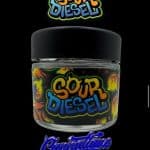 Sour Diesel by Cannatique — premium fuel-forward exotic cannabis worldwide delivery