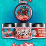 Strawberry Poppin Candy by Cannatique — vivid strawberry popping candy exotic cannabis worldwide