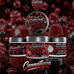 Chrome Hearts Candy By Cannatique dark luxury candy cannabis flower