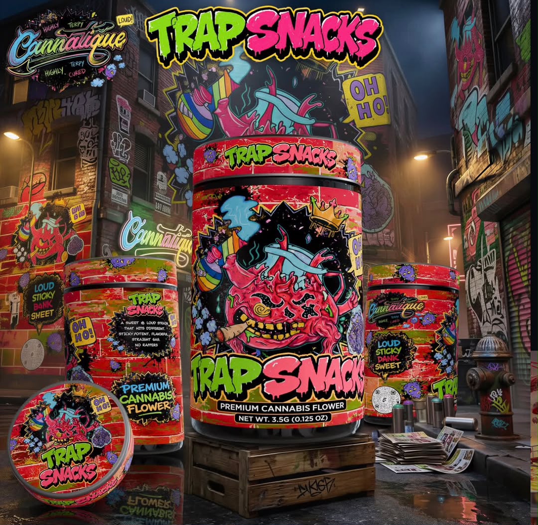 Trap Snacks By Cannatique — Candy Strains Collection Trap Snacks By Cannatique candy terpene cannabis flower