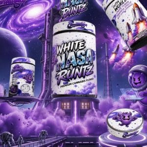 White NASA Runtz By Cannatique premium frosted cannabis flower